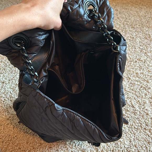 Rebecca Minkoff Edie Nylon Quilted Backpack – Black - Picture 9 of 12